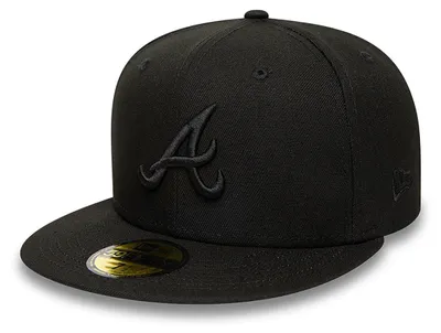 Immagine prodotto di Cappello New Era 59FIFTY, modello MLB, squadra Atlanta Braves, colore nero, taglia 7 3/4