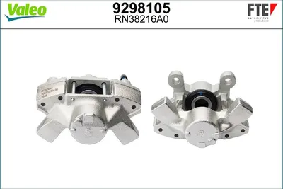 Produktbild von FTE Bremssattel Hinten Rechts für VOLVO V70 I (875, 876) Ø38mm Grau 9298105