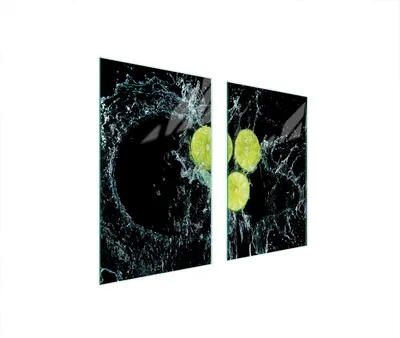 Produktbild von Glasschutzplatte Für Herd 75X52 Zitrone