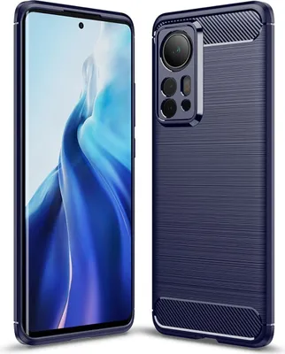Produktbild von König Design Hülle kompatibel mit Xiaomi 12 Pro Kunststoff Soft Handyhülle - Handy Case Blau