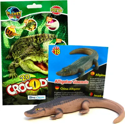 Produktbild von Blue Ocean Crocodiles Sammelfiguren 2025 - Planet Wow - Figur 18. China-Alligator