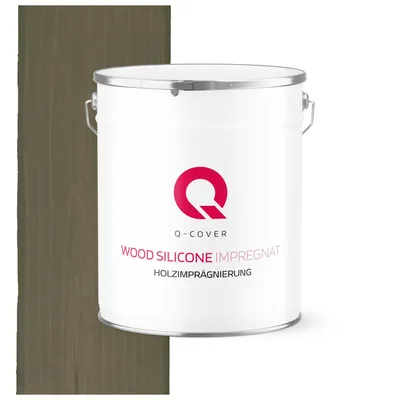 Produktbild von Holzimprägnierung | Braun-grau 5 L  | 2 In 1 | Holzschutz |  Farbimprägnierung |  Imprägniermittel Holzschutz |mittel Imprägnierung Abperleffekt