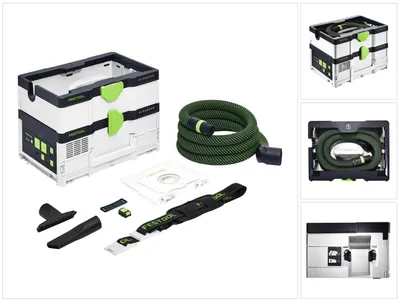 Productafbeelding van Festool CTLC SYS I-Basic accu-afzuigwagen 36 V (2x 18 V) stofklasse L (576936) Solo - zonder accu, zonder oplader