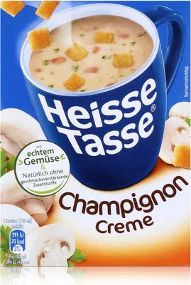 Produktbild von Heisse Tasse Champignon Creme 3 Beutel á 14g Tassensuppe (1er Pack)