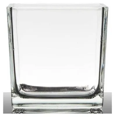 Produktbild von Dekoglas, Vase WÜRFEL CUBE H. 18cm 18x18cm transparent Hakbijl