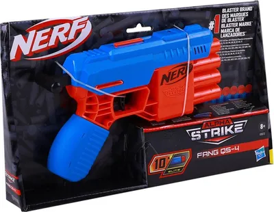 Produktbild von Nerf Alpha Strike Fang QS-4 E6973 niebieski