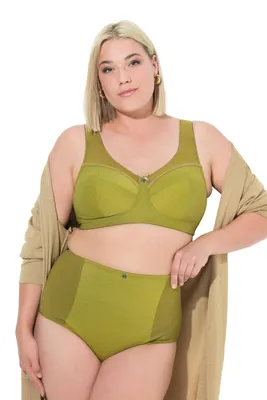 Immagine prodotto di Ulla Popken: slip in taglie forti per donna, taglie grandi, modello a vita alta, motivo Jacq