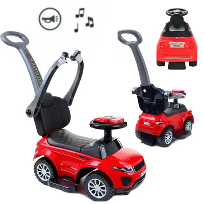 Obrázek produktu pro COIL Slide Car with the Push Bar, 614W Slider, Dětské vozítko, posuvné vozidlo, od 12 měsíců, červená barva