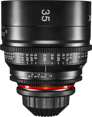 Produktbild von Samyang XEEN Cinema 35mm T1,5 PL Vollformat Objektiv MF Cine Video Lens für hohe Auflösungen mit Follow Focus Zahnkränze (1021613)