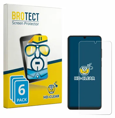 Produktbild von 6x Für Honor X6d Schutzfolie BROTECT Displayschutz Display Schutz Folie Klar Transparent