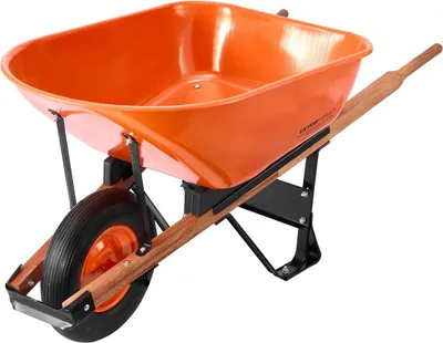 Produktbild von Schubkarre Einrad 6 Kubikfuß Garten-Kippkarre 330 lbs Nutzkarre