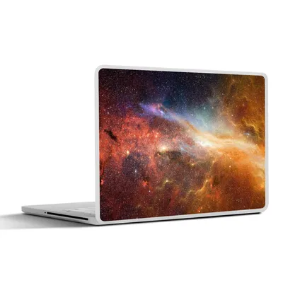 Produktbild von MuchoWow® Laptop Aufkleber Sticker Cover Weltraum - Sterne - Farben 30x22 cm - Laptop-Sticker