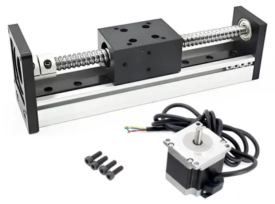 Lineare Führungsschiene 500 mm CBX1605 Kugelumlaufspindel NEMA23