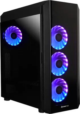 Produktbild von Chieftec Scorpion III Schwarz gehärtetes Glas Gaming Gehäuse