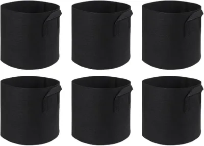 Productafbeelding van Vijverplanter - Kweekbak Waterlelie Pot - Planten Kweken - Zesdelige Decoratieve - 6 stuks - Grijs