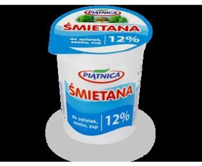 Zdjęcie produktu dla Śmietana 12% 400g Piątnica