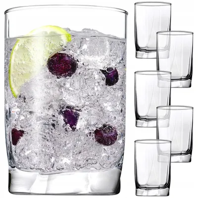 Zdjęcie produktu dla KADAX Zestaw Szklanek Do Napojów Soku Drinków 250ml x6