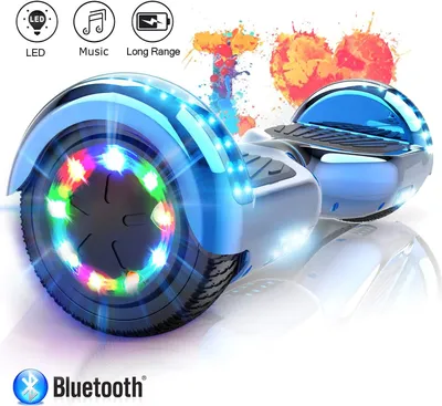 Produktbild von GEARSTONE Hoverboard, 6,5 LED und Bluetooth mit 2*350W Motorbeleuchtung Neues Modell Spielzeug und Geschenk für Kinder self balance scooter