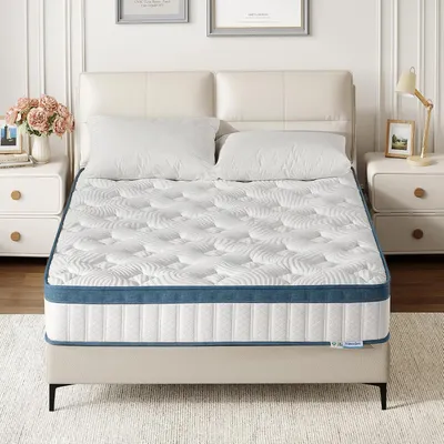 Productafbeelding van Matras 90x200 cm - Pocketvering - 25 cm dik - Hardheid H2 - Anti-allergie