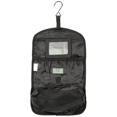 Immagine prodotto di Borsa porta attrezzi per il lavaggio, nera, varie tasche, arrotolabile