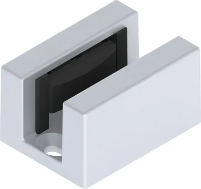 Produktbild von HELM Bodenführung SmartGuide G spielfrei für Glas 8-12,76 mm silber