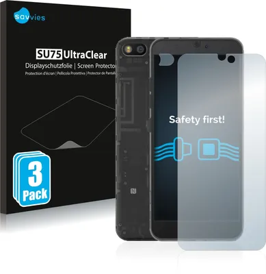 Produktbild von 6x Für Fairphone 3 (Display+Kamera) Schutzfolie Savvies Displayschutz Display Schutz Folie Klar Transparent