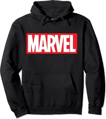 Produktbild von Marvel Comics Kapuzenjacke - Marvel Logo (schwarz) M