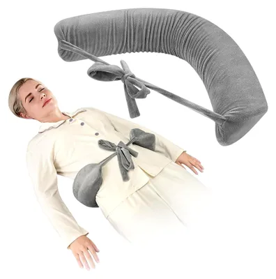 Produktbild von Lendenwirbelkissen für das Bett, Unterstützung bei Schmerzen im unteren Rücken, Kissen zum Schlafen, Taillenkissen für Seitenschläfer, Erholungskissen