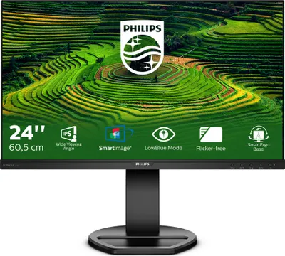 Produktbild von 61cm/24'' (1920x1080) Philips B-Line 241B8QJEB 16:9 FHD IPS 5ms 75Hz HDMI DVI VGA DP Speaker Black