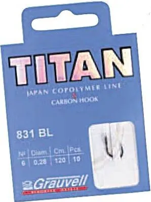 Produktbild von Grauvell Booklet Titan Sorte: 700B Größe: 10 gebundene Haken
