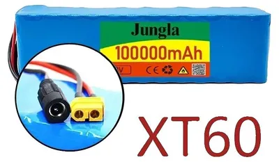 Obrázok produktu pre Li-ion batéria, kapacita 100 Ah, ochrana BMS, konektor XT60 (DC)