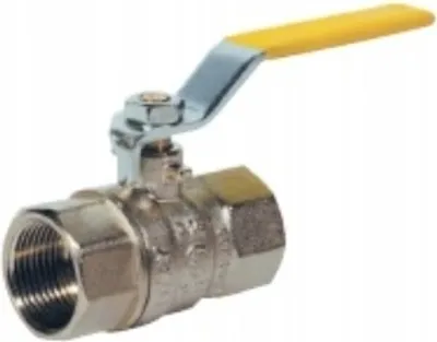 Produktbild von Kugelhahn Ventil Für Gas, Messing, 1/2" Mit Gasgriff Aus Messing