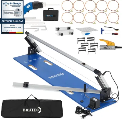 Produktbild von BAUTEC Styroporschneider GAZELLE Modell 2 + STYROCUTTER 250 W (Dauerbetrieb) » Premium-Set » Heißdrahtschneider