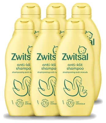 Obrázok produktu pre 6 ks šampónu Zwitsal Baby Anti-svrbiace lupiny - 200 ml - výhodný balík - 6 kusov