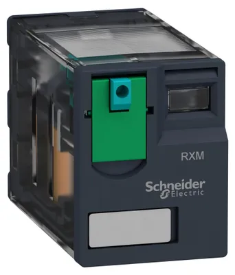 Zdjęcie produktu dla Schneider Electric RXM4AB1BD, Czarny, 24 V, CSA REACH GOST UL CE IP40, 6 A, 37 g, -40 - 55 °C