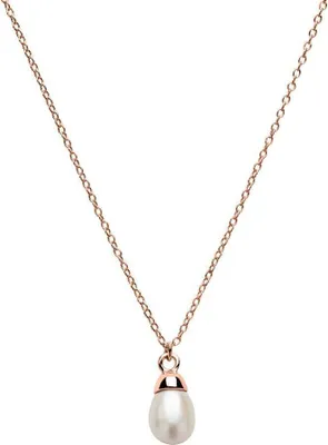 Produktbild von Damenkette 925er Silber rosévergoldet Perle