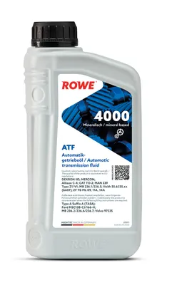 Produktbild von ROWE HIGHTEC ATF 4000 Automatikgetriebeöl Mineralöl 1L 25011-0010-99