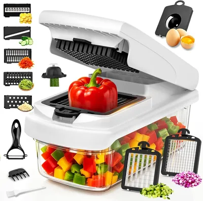 Produktbild von 8-in-1 Multifunktionaler Gemüseschneider & Mandoline Gemüsehobel