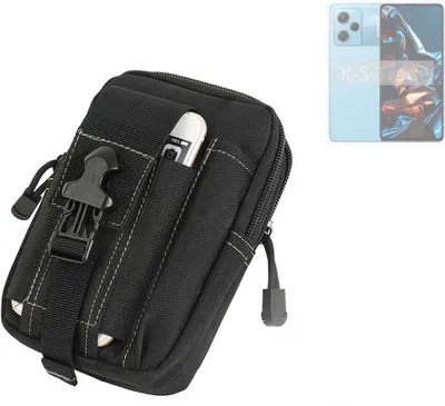 Produktbild von K-S-Trade Gürtel Tasche kompatibel mit POCO X5 Pro 5G Gürteltasche Holster Schutz Hülle Handy Hülle Smartphone outdoor Handy-Hülle schwarz