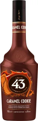 Produktbild von Licor 43 Caramel Cookie 16 Prozent cremig-süße Aromatik Flasche 700ml