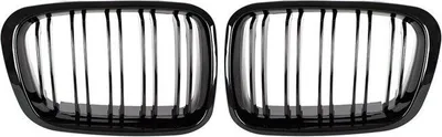 Image de Grille de calandre DOPPELSTEG Noir brillant pour BMW Série 3 E46 Limo Touring 1998-01