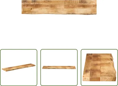 Obrázek produktu pro The Living Store Stolová deska 180x20x2,5 cm hrana stromu z masivního dřeva Hrubé mangové dřevo