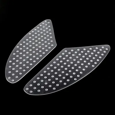 Image de Autocollant de protection pour réservoir de moto, universel, antidérapant, en caoutchouc 3D, transparent