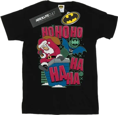 Produktbild von DC Comics - "Ha Ha Ha Ho Ho Ho" T-Shirt für Herren BI14321 (5XL) (Schwarz)