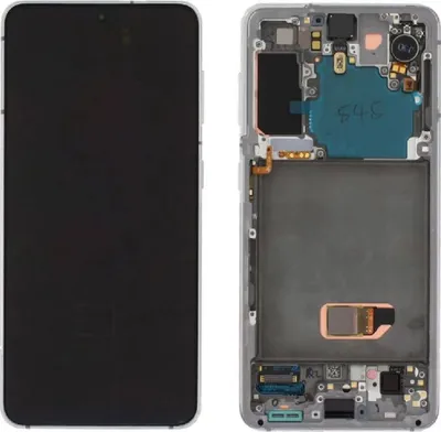 Obrázok produktu pre Original Samsung Galaxy S21 5G G991B LCD Display Touch Screen Bildschirm Silber/Weiß