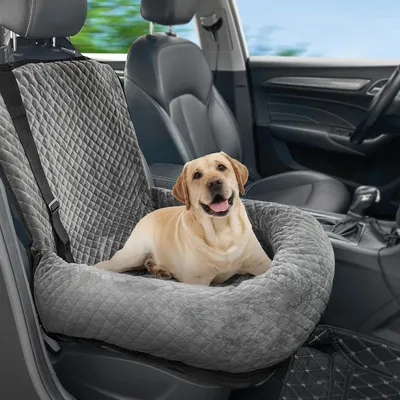 Produktbild von Hundeautositz für kleine bis mittelgroße Hunde - Abnehmbar und leicht zu reinigen