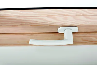 Fenster-Griff für Dachfenster R6/R8 Holz, Weiß