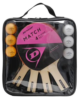 Obrázok produktu pre Sada na stolný tenis pozostávajúca zo 4 rakiet, 6 lôpt, siete a tašky