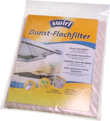 Produktbild von Swirl 221974, Filter für Dunstabzugshaube, 100 g, 2 Stück(e), 302 mm, 243 mm, 24 mm