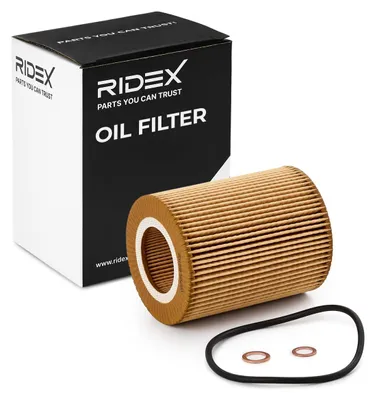 Produktbild von Ölfilter RIDEX 7O0010 Filtereinsatz für BMW 5 Limousine (E39) 3 Limousine (E46) 5 Limousine (E60) 5 Touring (E61) 3 Touring (E46)